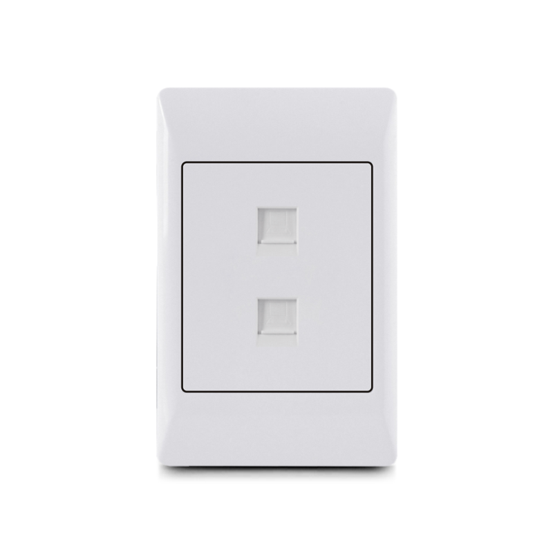 South Africa socket,double TEL socket,wall socket