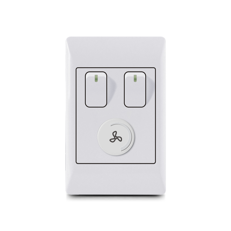 South Africa switch,2 lever switch+Fan dimmer switch,fan dimmer manufacturer